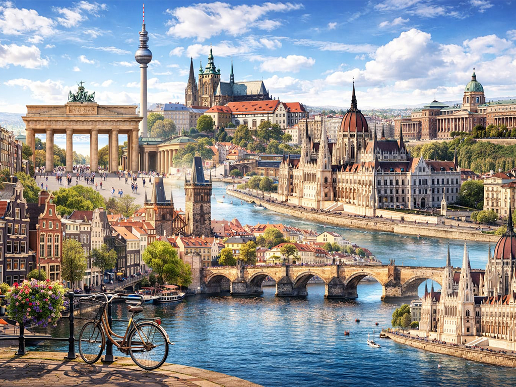 Paquete ciudades imperiales con amsterdam y berlin