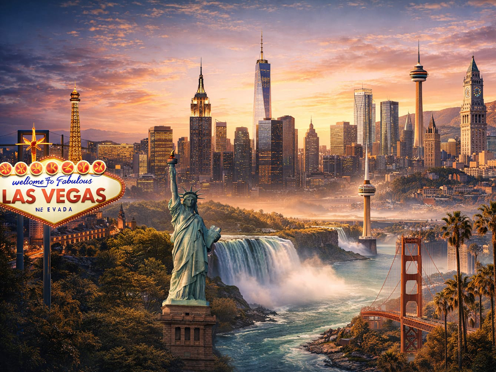 Paquete estados unidos de este a oeste y canada